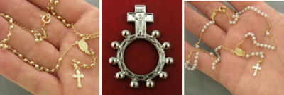 Ring and small rosaries
